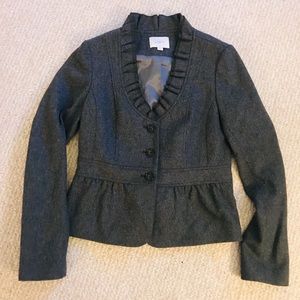 LOFT grey wool blazer